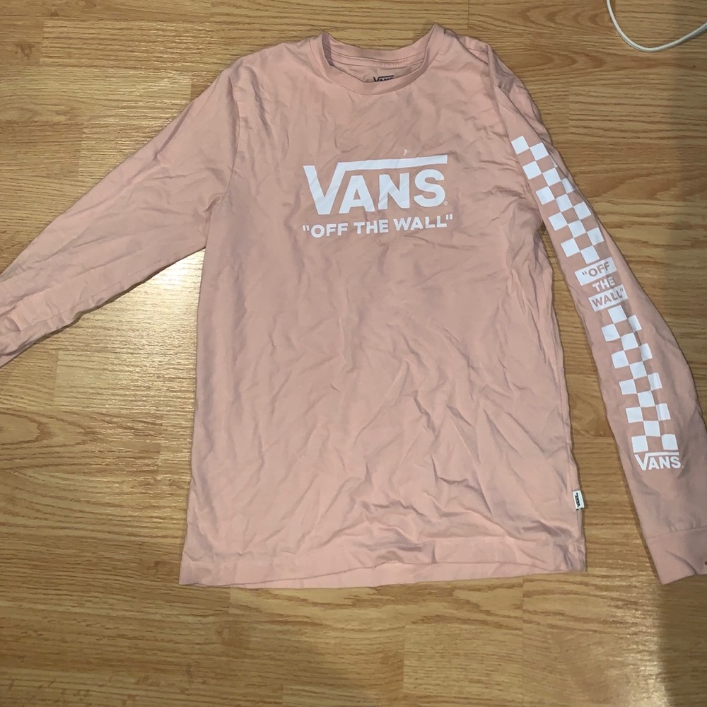 Peach VANS long sleeve